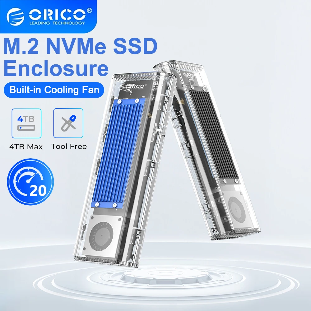 Thunderbolt 4 External Ssd 4Tb - ORICO 20 Gbps M.2 NVMe SSD-behuizing