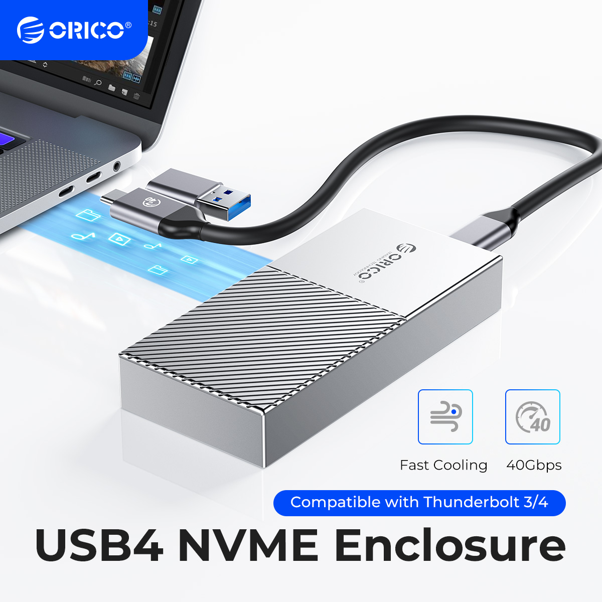 ORICO USB4 NVMe SSD-behuizing  - Thunderbolt 4 External Ssd 4Tb recensie en prijs